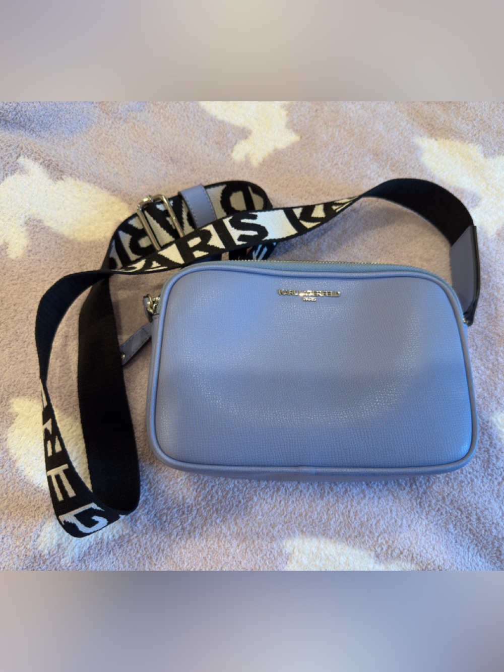 Karl Lagerfeld Paris Maybelle Crossbody Bag in Forever Blue